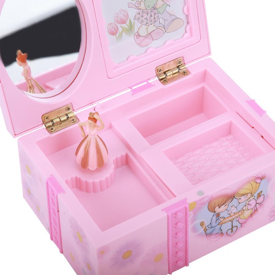 Music Ballerina Jewelry Box with Mirror Organizer by HitMyNeed