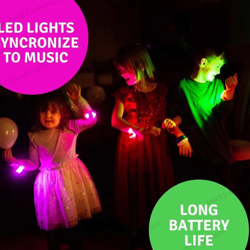 Music Sound Activated LED Glow Bracelets for Parties by HitMyNeed
