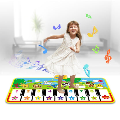 Musical Piano Mat for Toddlers with Animal Sounds by HitMyNeed