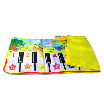 Musical Piano Mat for Toddlers with Animal Sounds by HitMyNeed