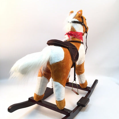 Musical Rocking Horse Toy with Wooden Base by HitMyNeed