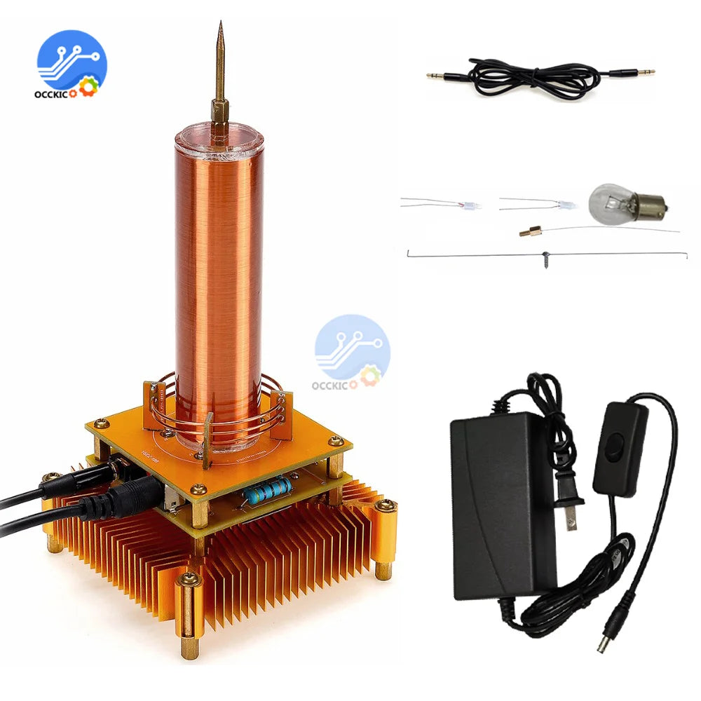 Musical Tesla Coil Plasma Speaker with Acrylic Shell by HitMyNeed