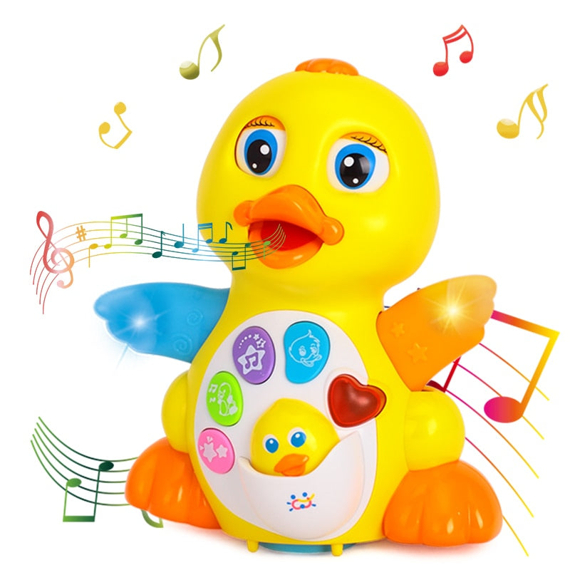 Musical Walking Duck Toy with Lights and Sounds by HitMyNeed