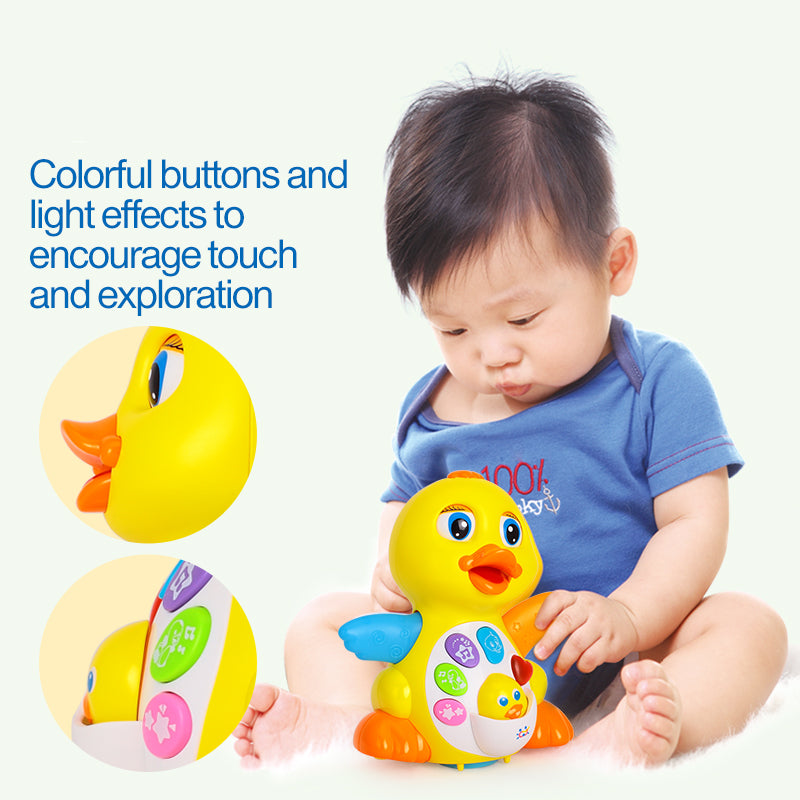 Musical Walking Duck Toy with Lights and Sounds by HitMyNeed