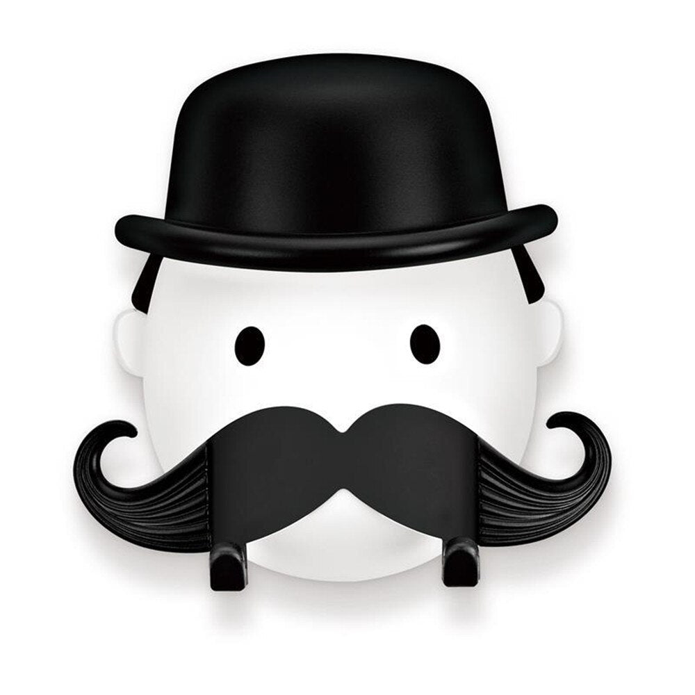 Mustache Man Razor Holder with Suction for Shower by HitMyNeed