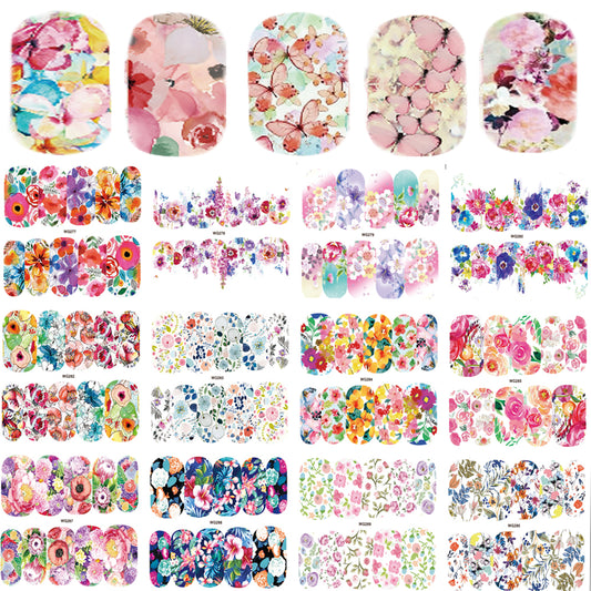 Nail Decals Art Stickers Set, 25 Sheets by HitMyNeed