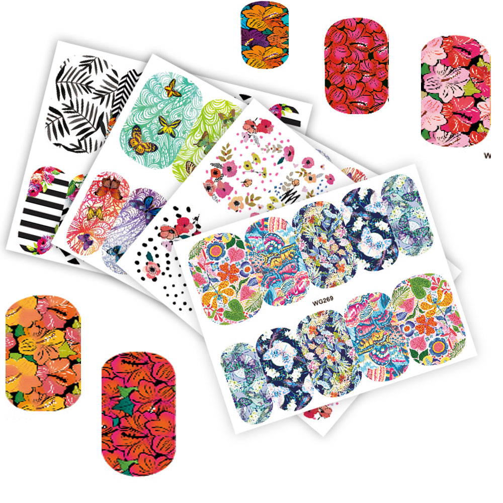 Nail Decals Art Stickers Set, 25 Sheets by HitMyNeed