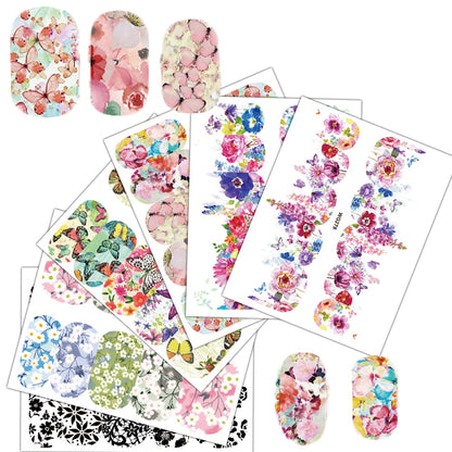 Nail Decals Art Stickers Set, 25 Sheets by HitMyNeed