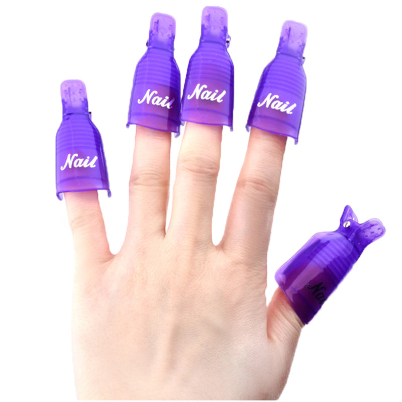 Nail Polish Remover Clips Set of 10 by HitMyNeed