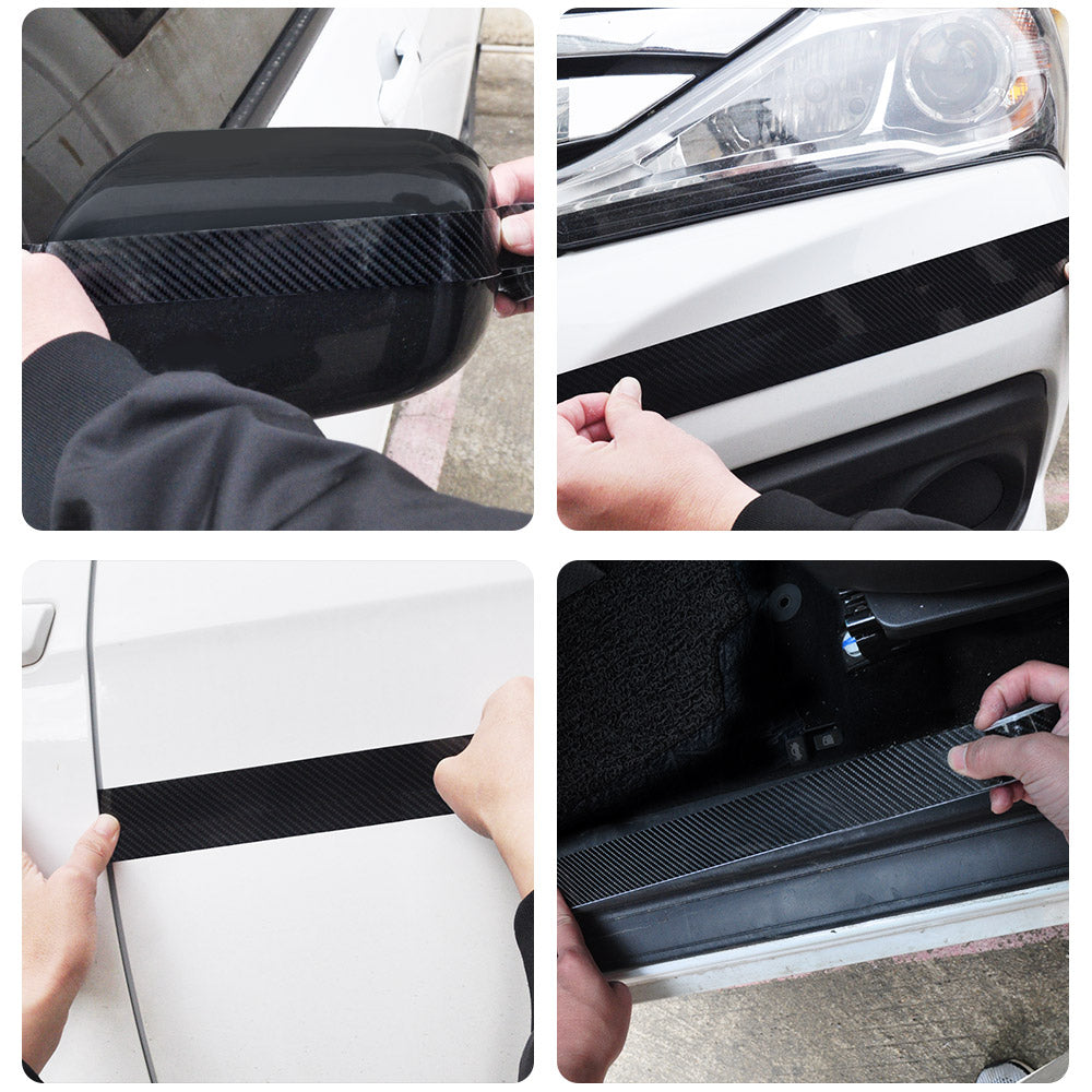 Nano Carbon Fiber Car Protection Film Roll 10cm 1m by HitMyNeed