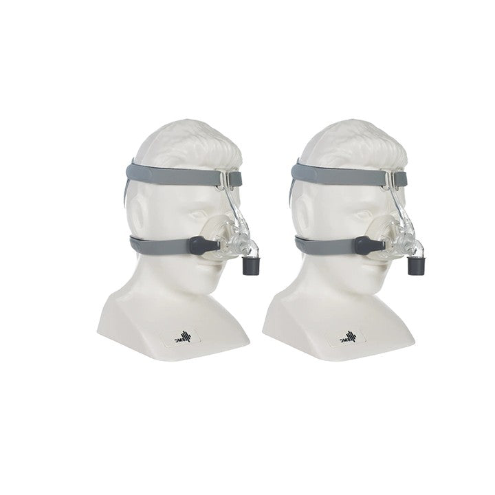 Nasal CPAP Mask with Adjustable Headgear S/M/L 2pcs-nm4 l by HitMyNeed