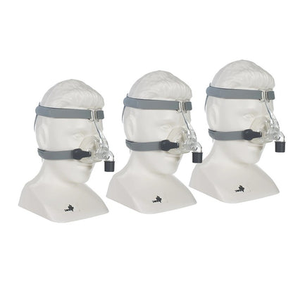 Nasal CPAP Mask with Adjustable Headgear S/M/L 3pcs-nm4 s by HitMyNeed