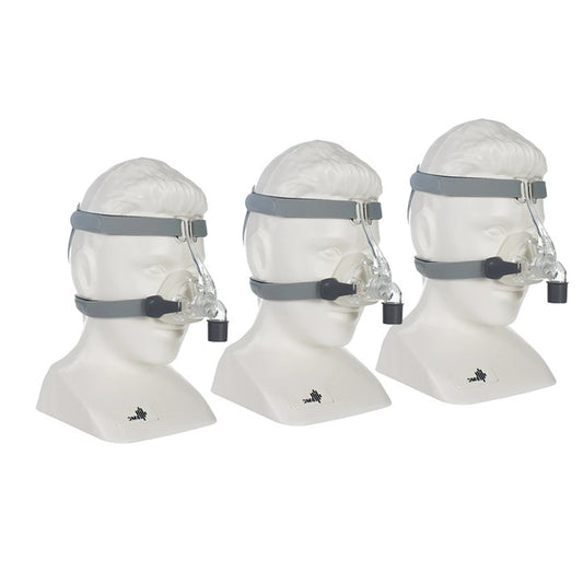 Nasal CPAP Mask with Adjustable Headgear S/M/L 3pcs-nm4 s by HitMyNeed