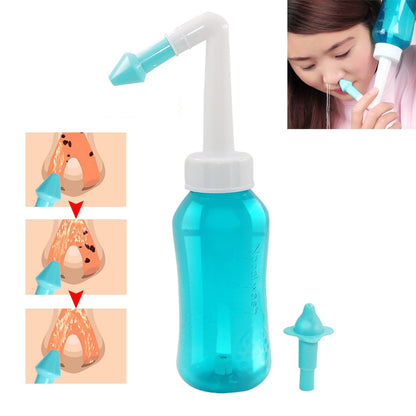 Nasal Irrigator Nose Cleaner with Adult & Child Nozzles by HitMyNeed