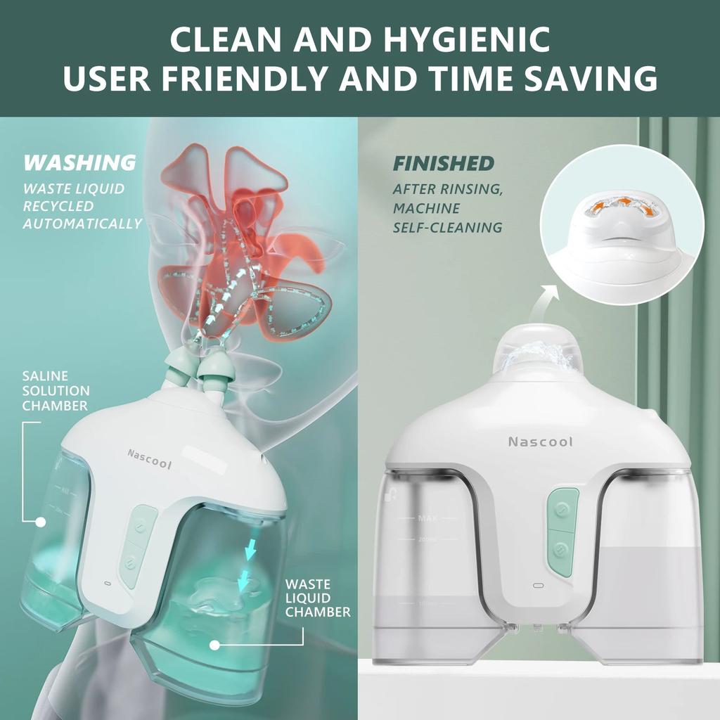 Nascool Electric Nasal Irrigation System with 50 Pods by HitMyNeed