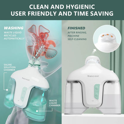 Nascool Electric Nasal Irrigation System with 50 Pods by HitMyNeed