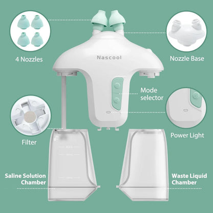 Nascool Electric Nasal Irrigation System with 50 Pods by HitMyNeed