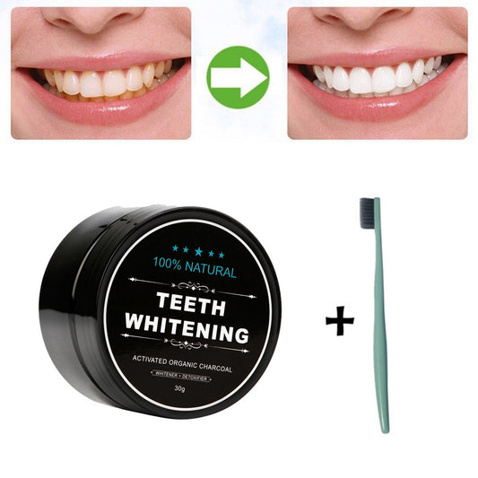Natural Activated Charcoal Teeth Whitening Powder by HitMyNeed
