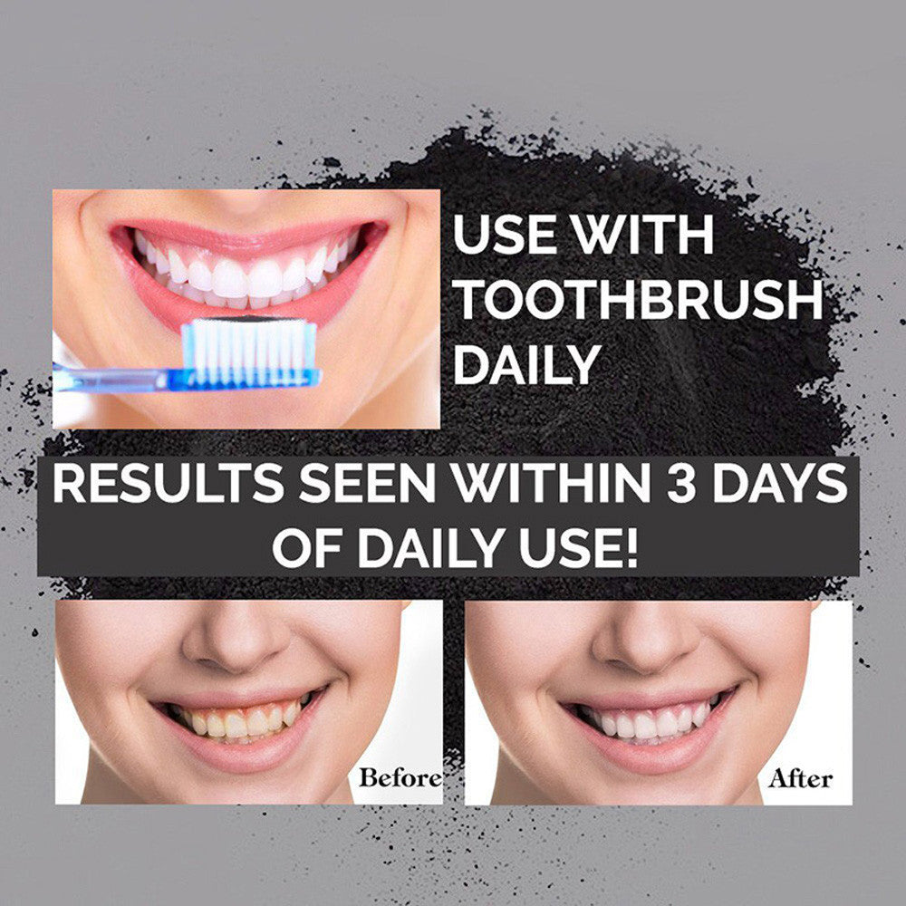 Natural Activated Charcoal Teeth Whitening Powder by HitMyNeed