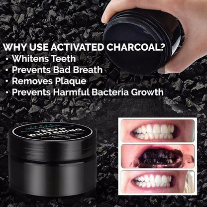Natural Activated Charcoal Teeth Whitening Powder by HitMyNeed