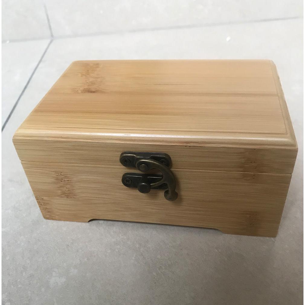 Natural Bamboo Jewelry Box Organizer by HitMyNeed