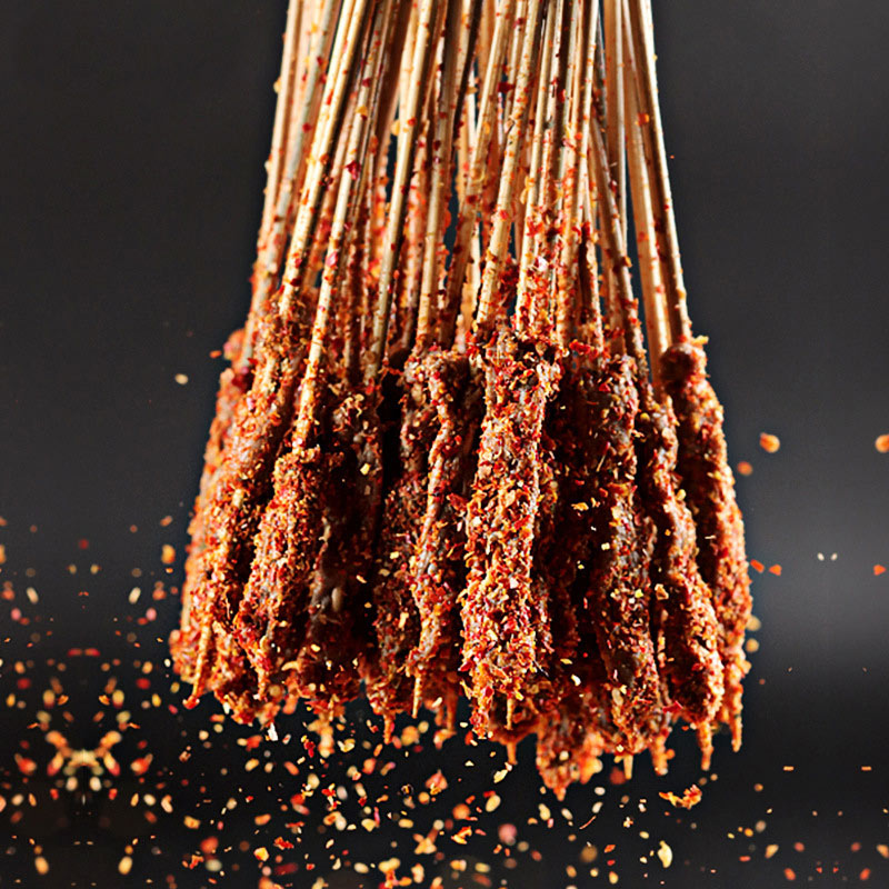 Natural Bamboo Kebab Skewers 25cm (100 Pack) by HitMyNeed