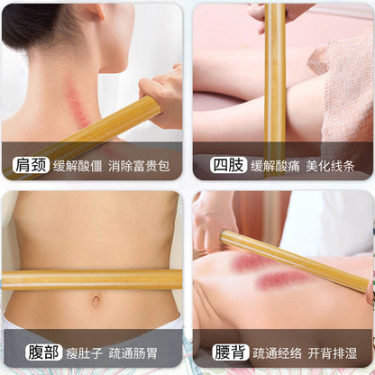 Natural Bamboo Massage Sticks Set (3 Pieces) by HitMyNeed