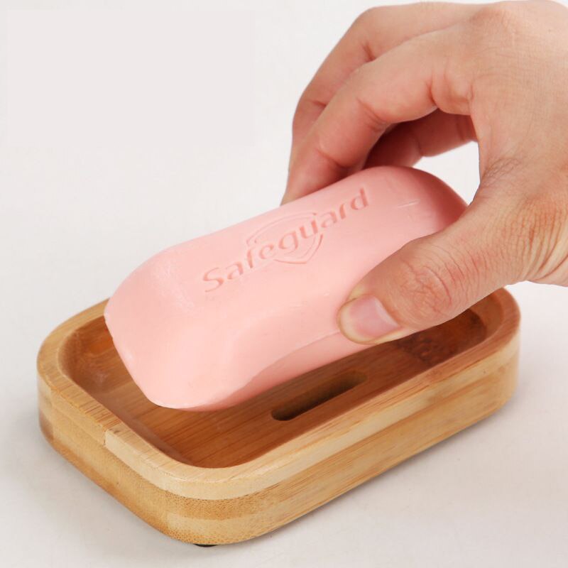 Natural Bamboo Soap Tray with Drainage by HitMyNeed