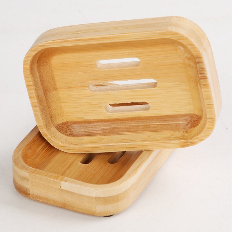Natural Bamboo Soap Tray with Drainage by HitMyNeed