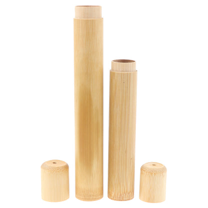 Natural Bamboo Toothbrush Travel Case by HitMyNeed