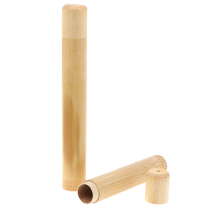 Natural Bamboo Toothbrush Travel Case by HitMyNeed