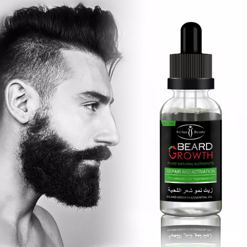 Natural Beard Growth Oil with Vitamin E 40ml by HitMyNeed