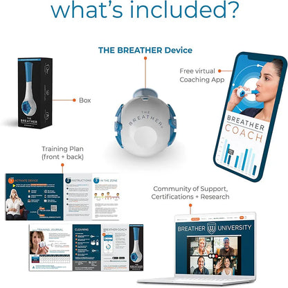 Natural Breathing Exerciser Trainer With App by HitMyNeed