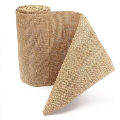 Natural Brown Jute Table Runner 30cm x 10m by HitMyNeed