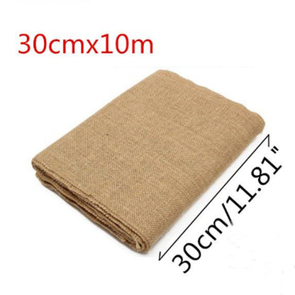 Natural Brown Jute Table Runner 30cm x 10m by HitMyNeed