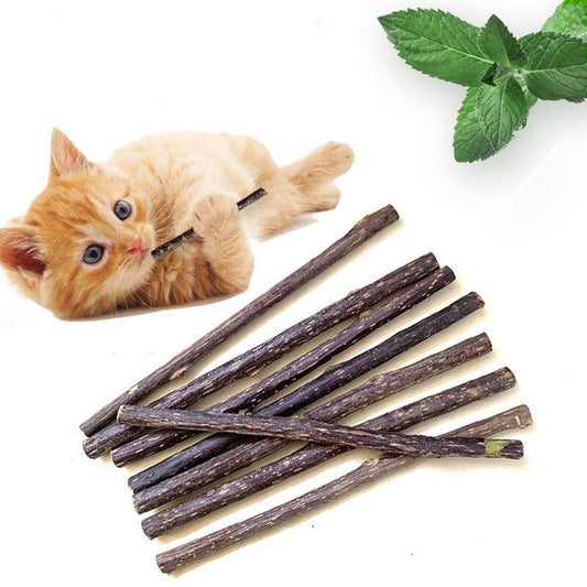 Natural Cat Dental Chew Sticks 20-Pack by HitMyNeed