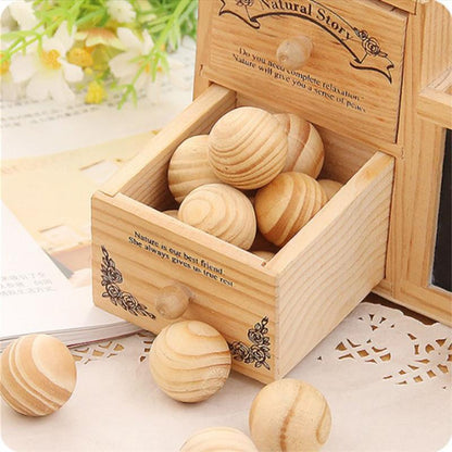Natural Cedar Wood Moth Balls (50 Pack) by HitMyNeed