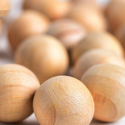 Natural Cedar Wood Moth Balls (50 Pack) by HitMyNeed