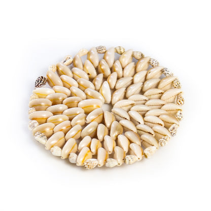 Natural Conch Seashell Drink Coaster by HitMyNeed