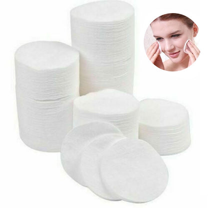 Natural Cotton Round Pads (100 Pack) by HitMyNeed