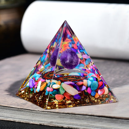 Natural Crystal Energy Pyramid for Meditation & Décor by HitMyNeed