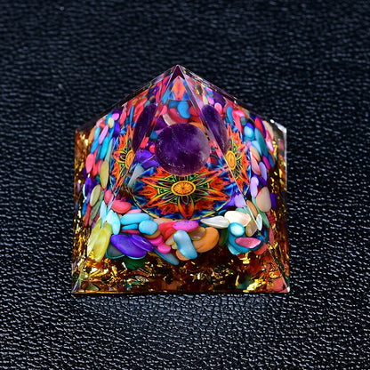 Natural Crystal Energy Pyramid for Meditation & Décor by HitMyNeed