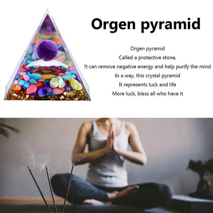 Natural Crystal Energy Pyramid for Meditation & Décor by HitMyNeed