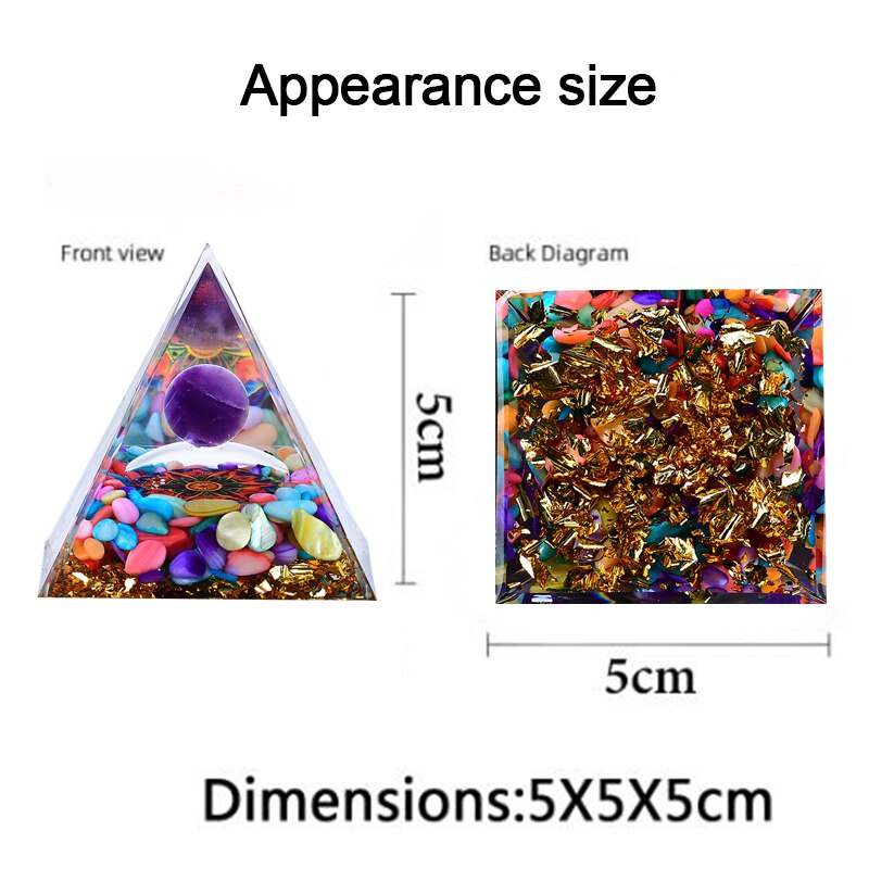 Natural Crystal Energy Pyramid for Meditation & Décor by HitMyNeed