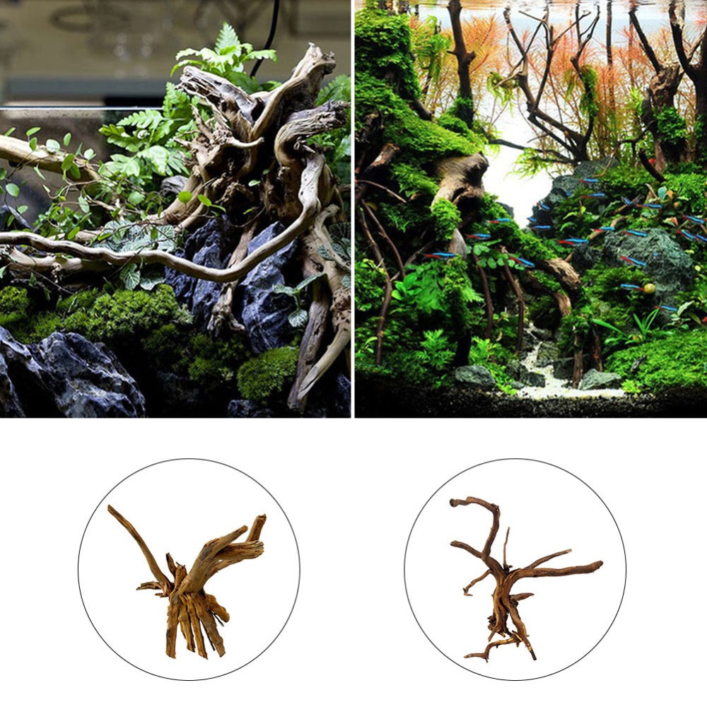 Natural Driftwood Decoration for Aquariums 8-15cm by HitMyNeed