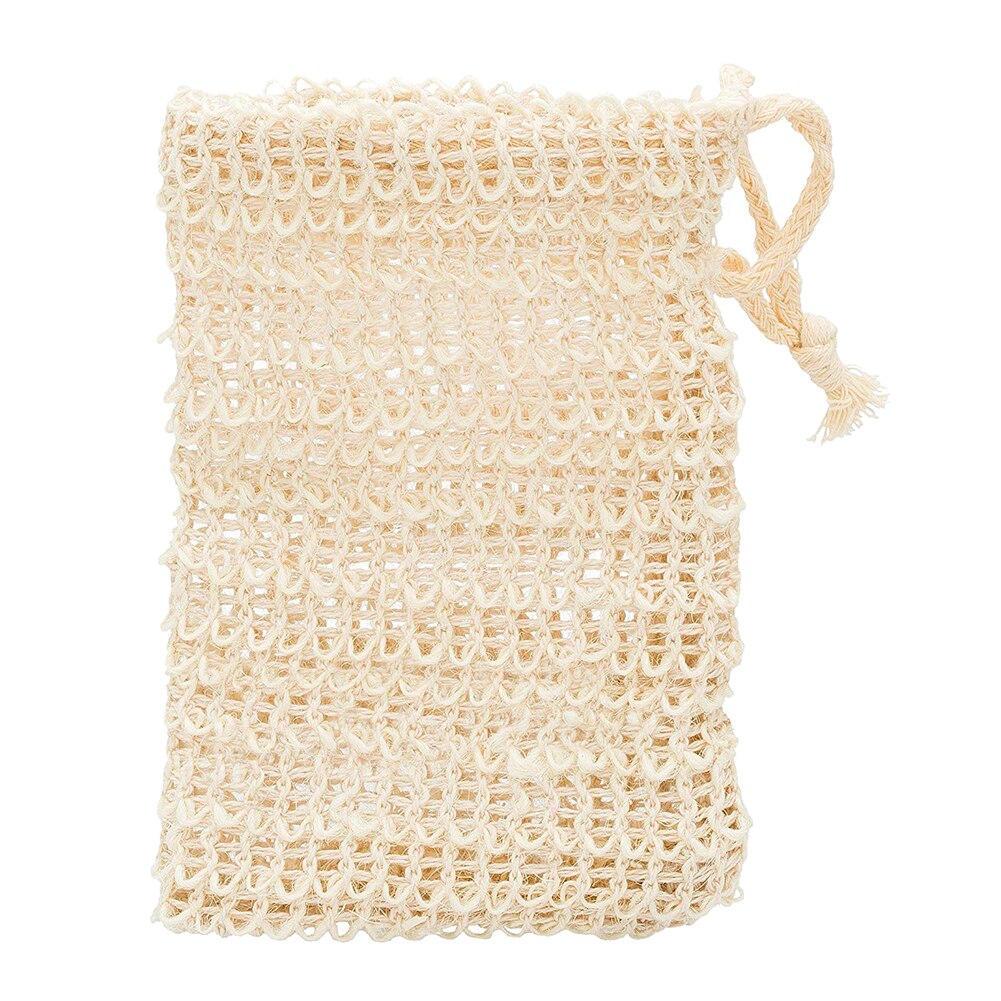 Natural Exfoliating Soap Saver Bag Linen Pouch by HitMyNeed