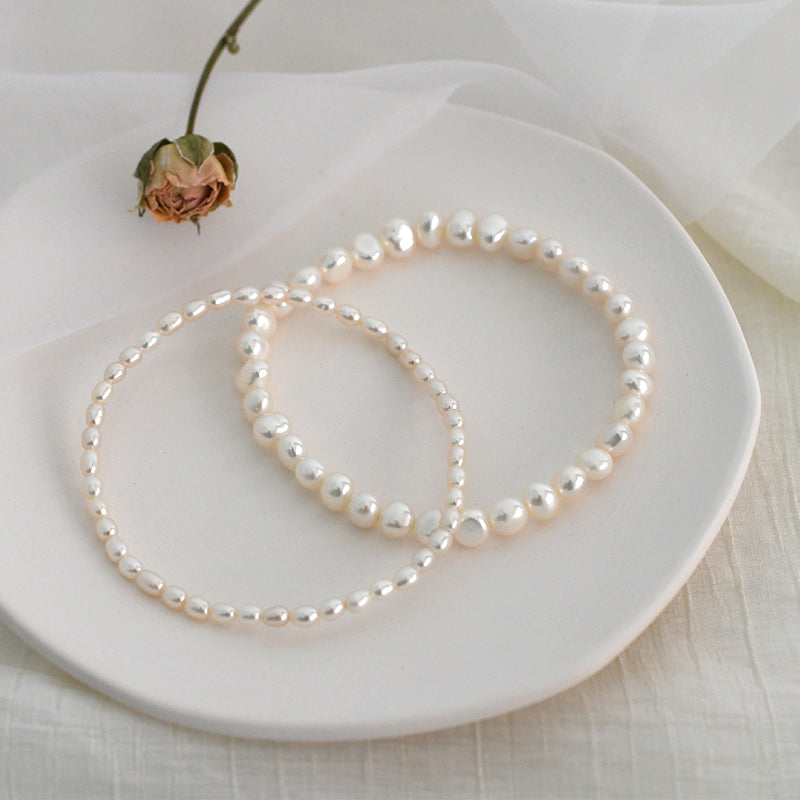 Natural Freshwater Baroque Pearl Anklet 25cm-baroque by HitMyNeed