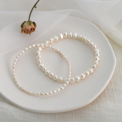 Natural Freshwater Baroque Pearl Anklet 25cm-baroque by HitMyNeed