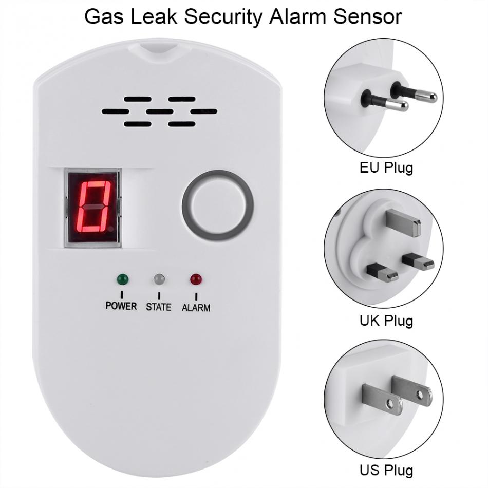 Natural Gas Leak Detector Plug-In Alarm with Display by HitMyNeed