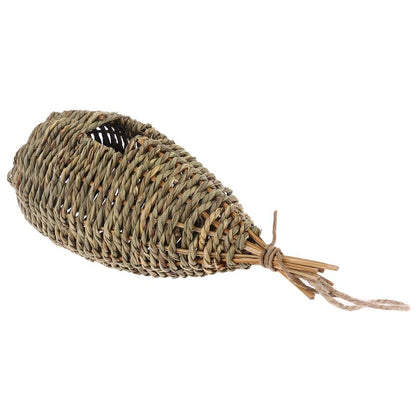 Natural Grass Hanging Birdhouse for Outdoor Use by HitMyNeed